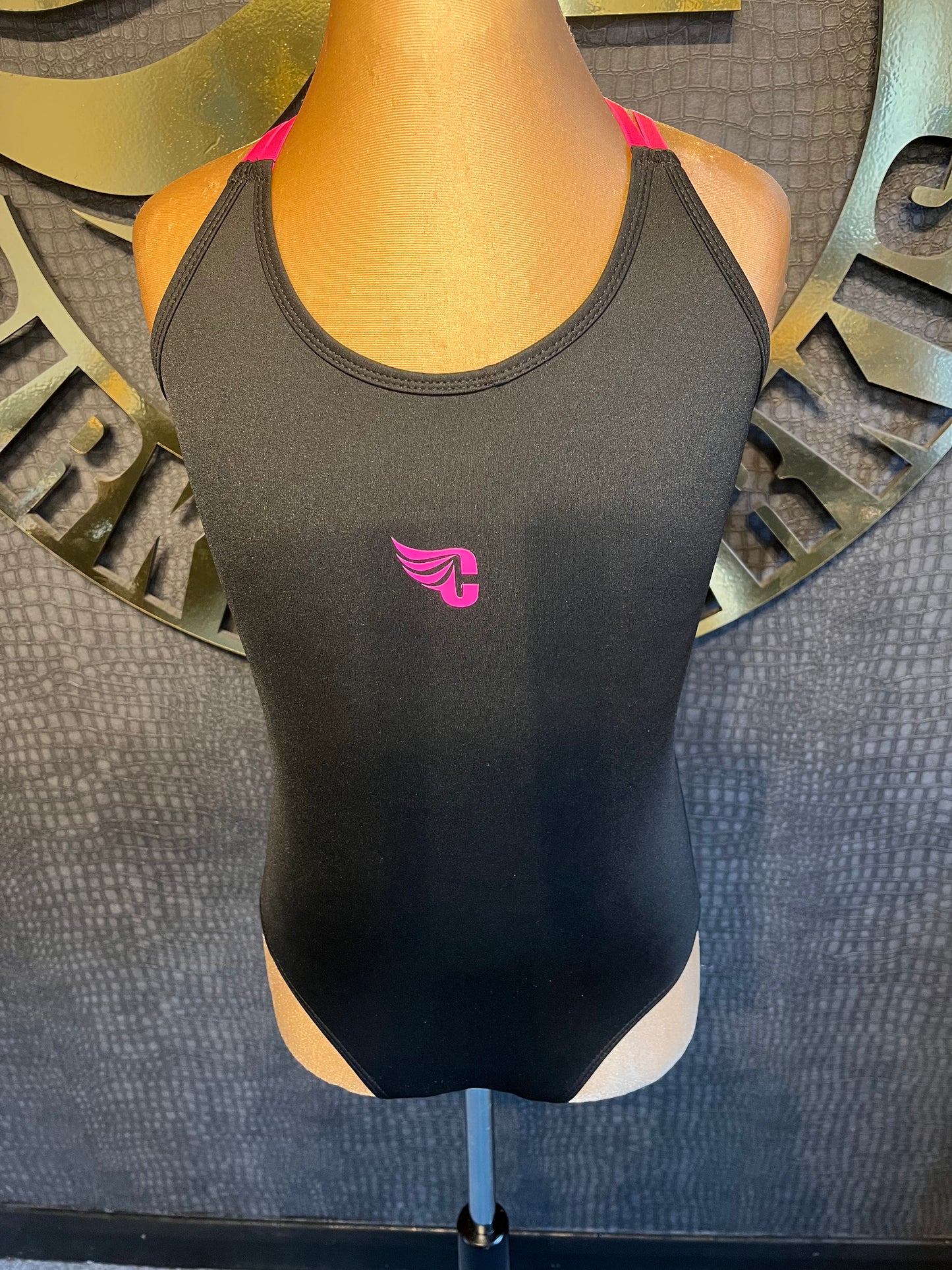 Cirkis Essentials Girls Black Ballet Cut Leotard