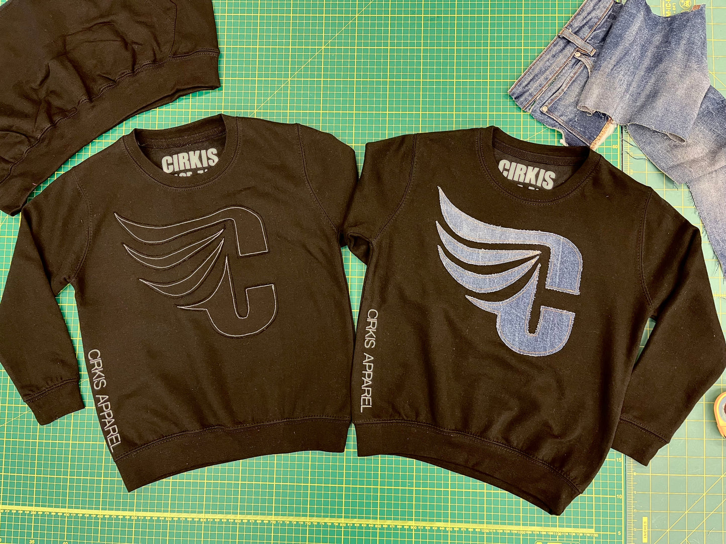 Unisex Kids Denim Applique Jumper