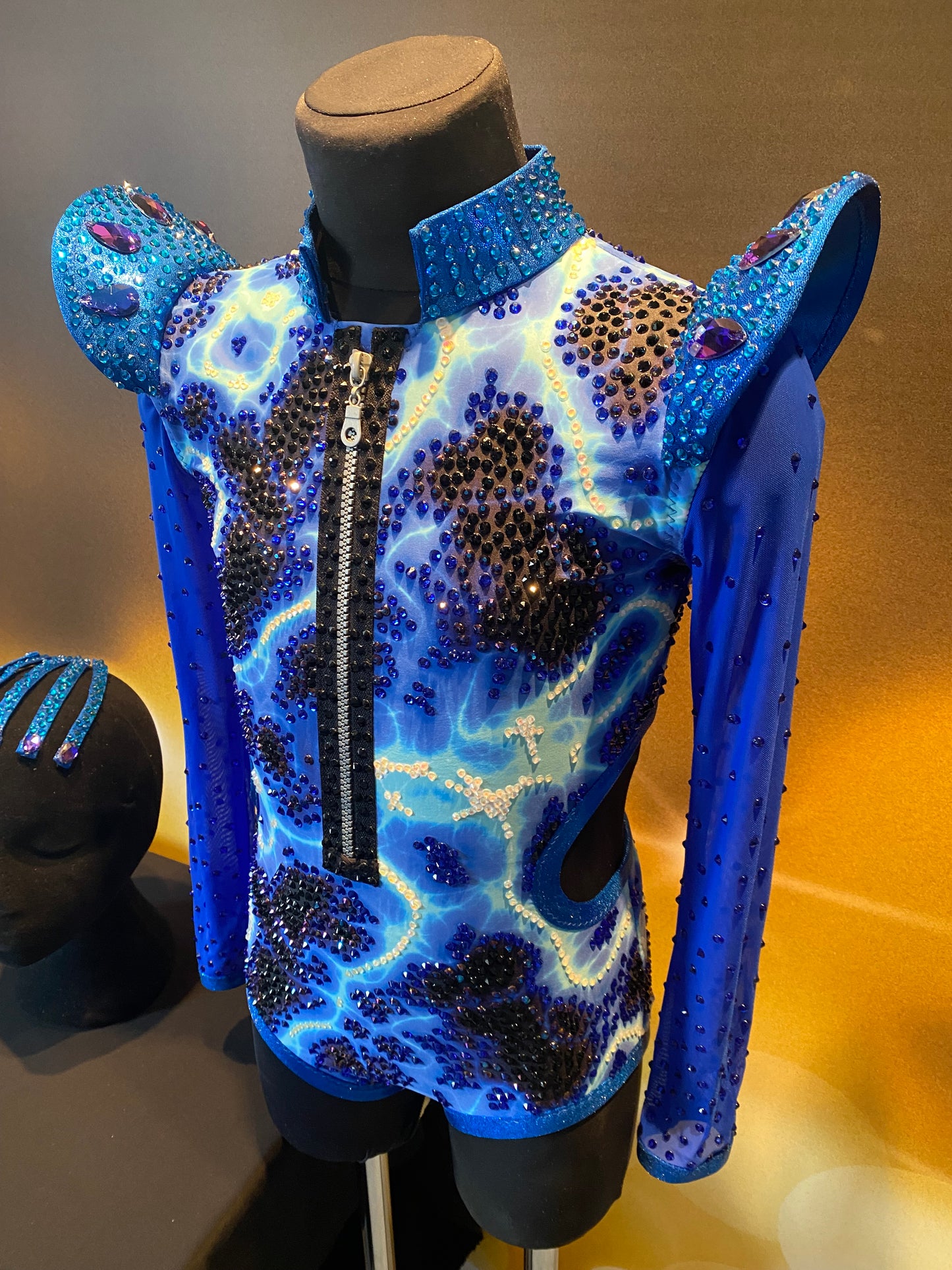 Age 9-11 years, Futuristic Style Stage Costume.