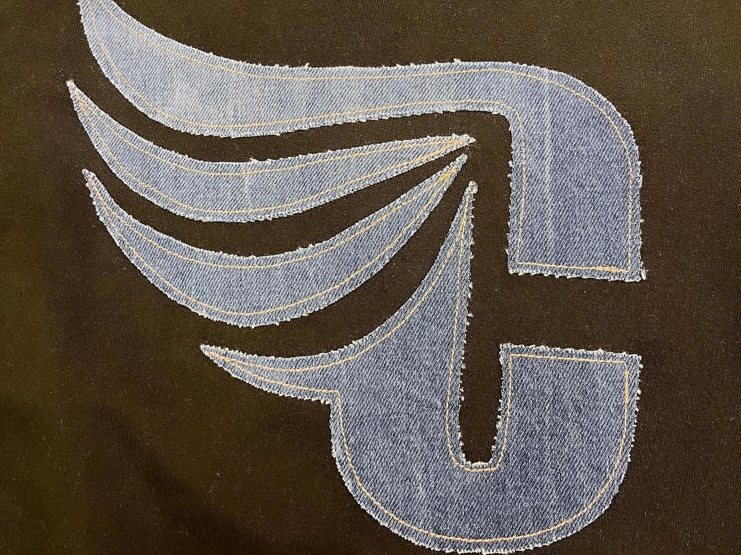 Unisex Kids Denim Applique Jumper