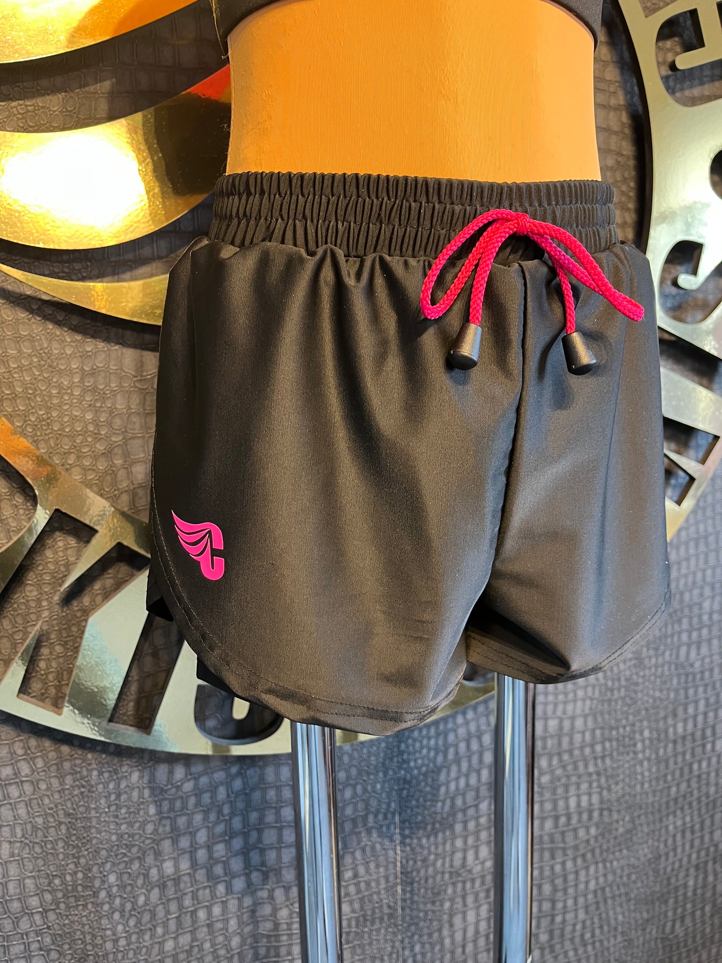 Cirkis Essentials Girls Black Loose Fit Dance Shorts.