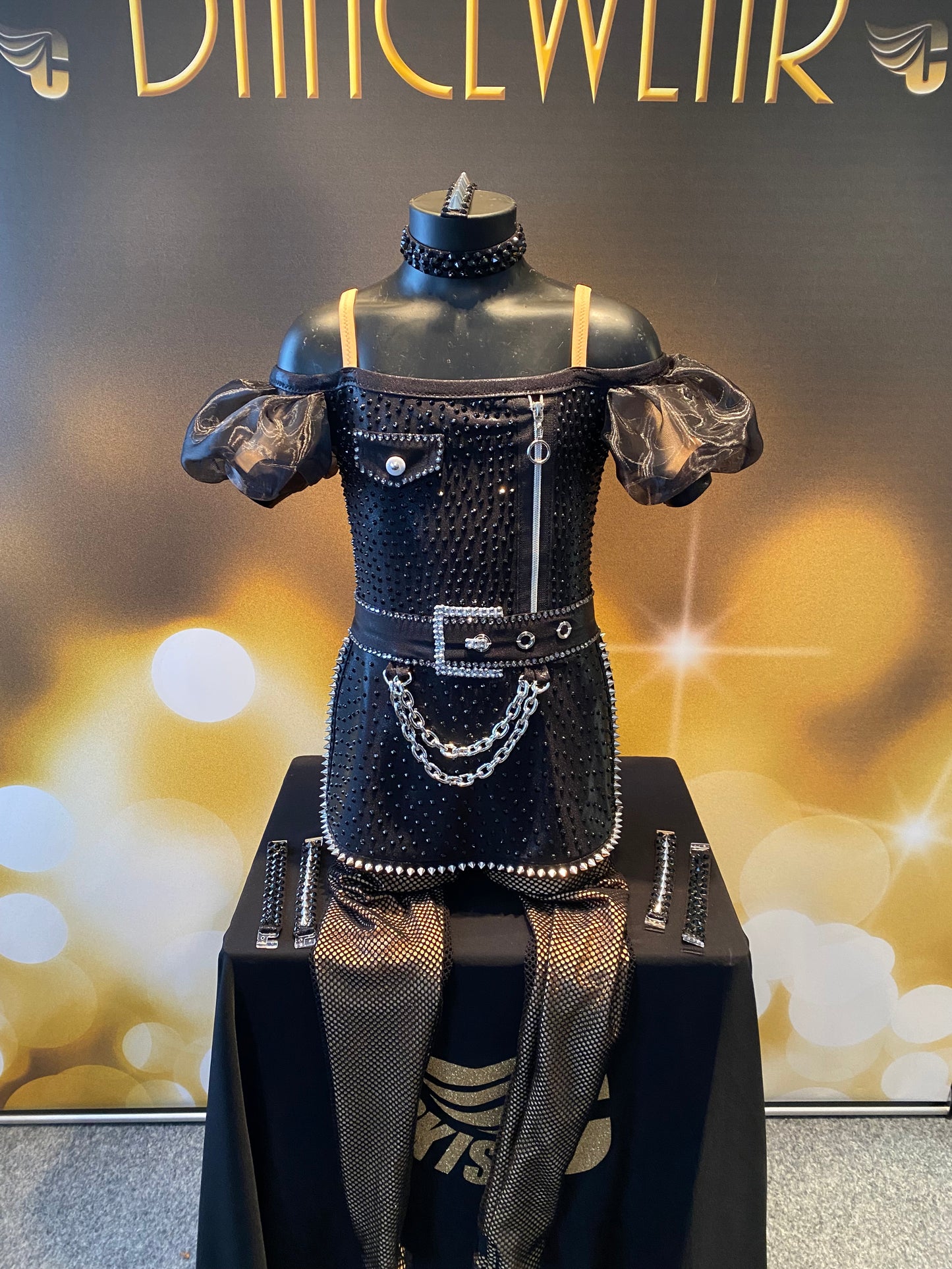 Age 8-10years, “Rock Chick” Inspired Stage Costume.