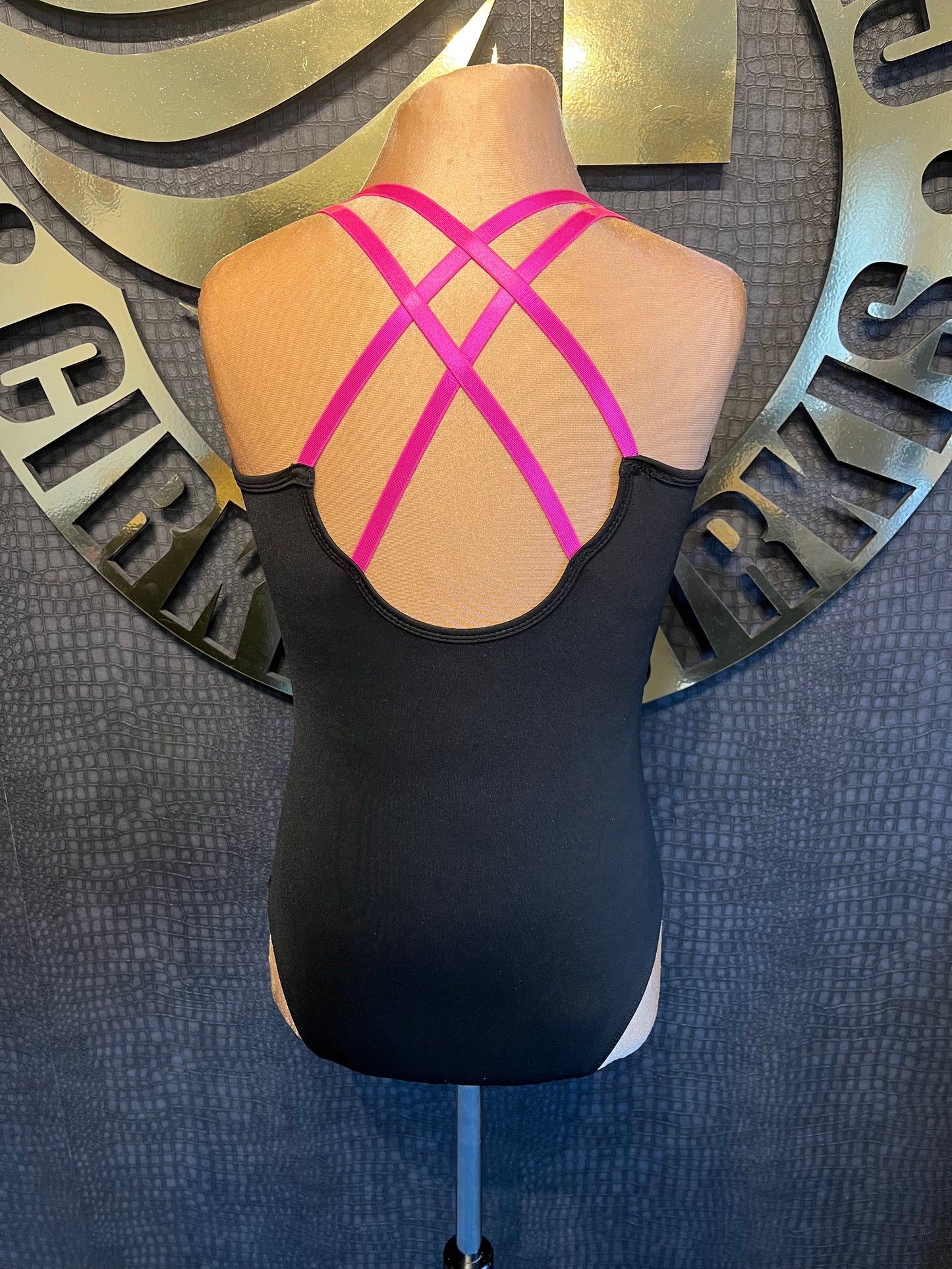 Cirkis Essentials Girls Black Ballet Cut Leotard