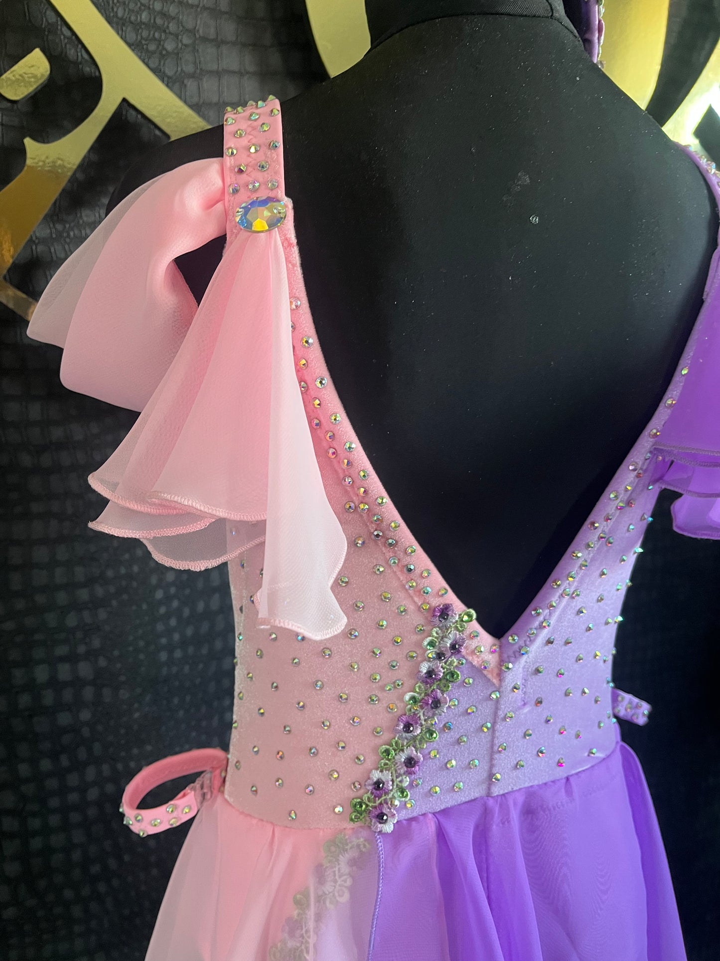 Age 7-8 Lilac And Rose Pink Lyrical Costume