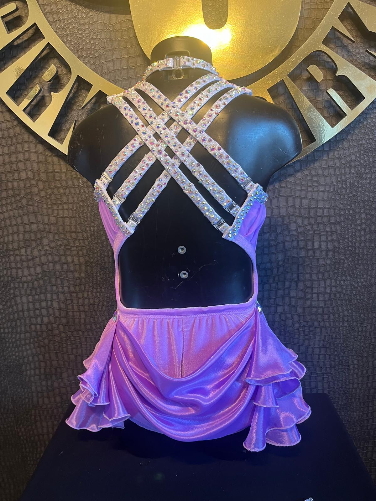 Age 8-10 years Lilac & Silver Stage Costume